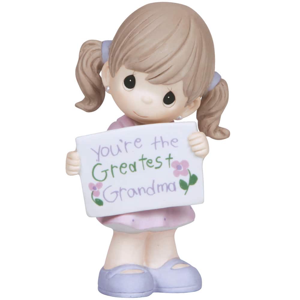Precious Moments You&#x27;re The Greatest Grandma Girl Bisque Porcelain Figurine